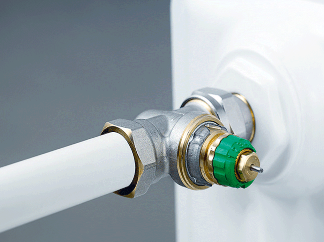 Danfoss dynamische radiatorafsluiter voor waterzijdig inregelen
